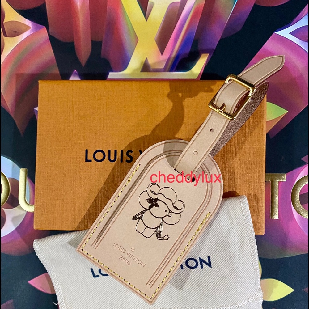 🧳✈️🪐Authentic Brand New Louis Vuitton Luggage Tag with Vivienne Stamp